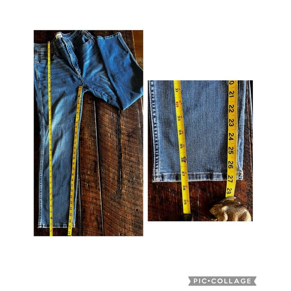 J Crew Certified Factory  Vintage Straight High Rise Womens Denim Blue Jeans 30 - Picture 6 of 11